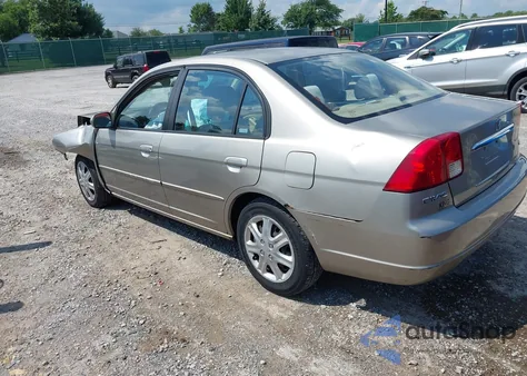 2003 Honda Civic Ex z USA, uszkodzony, nr VIN 2HGES26743H533440